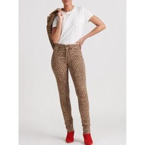 Lucky Brand High Rise Slim Bridgette Animal Print Jeans Women's 0